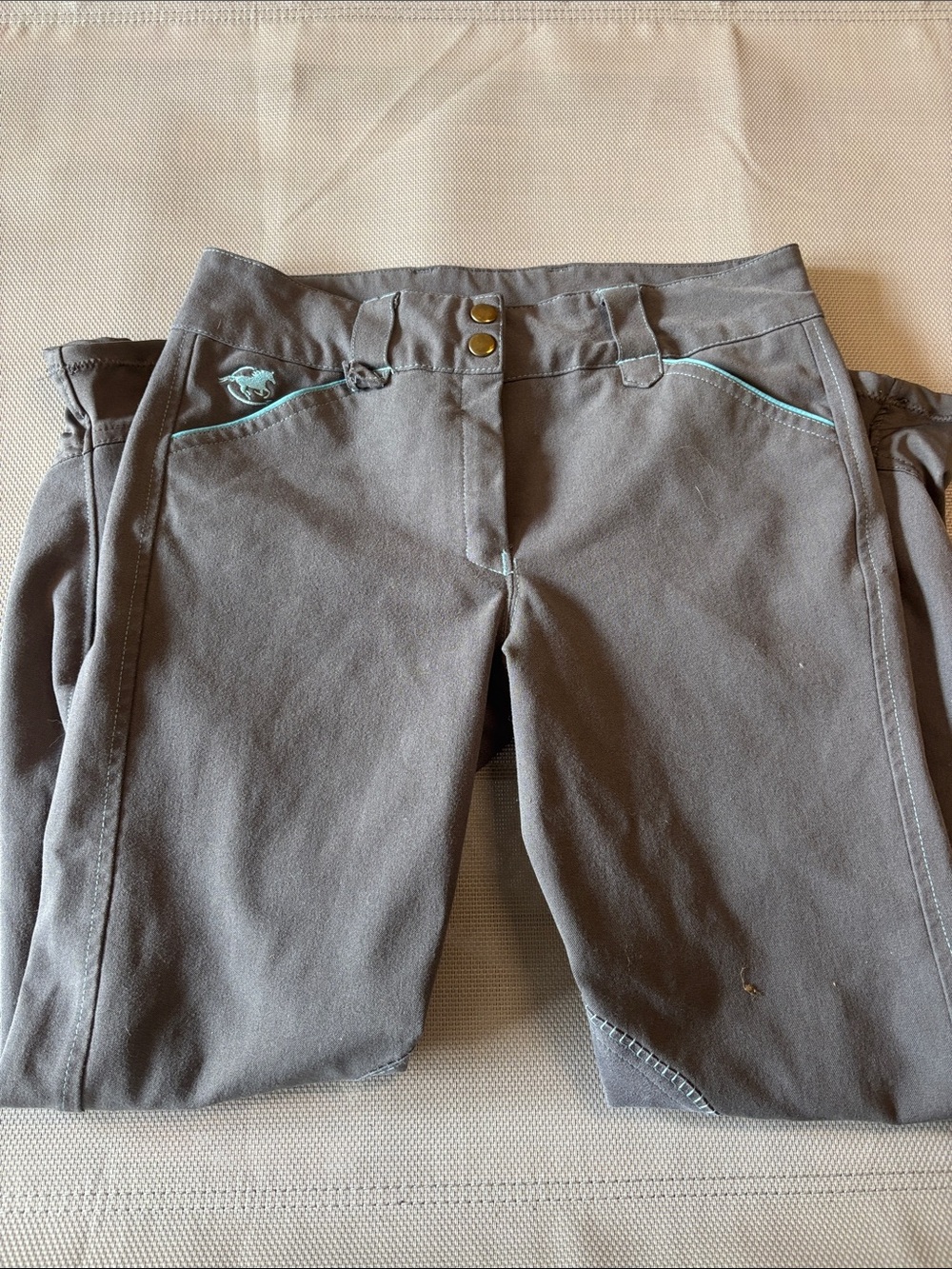 Piper by smartpak Women’s Gray riding pants breeches sz 26R EUC